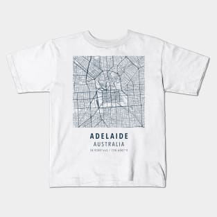 adelaide simple map Kids T-Shirt